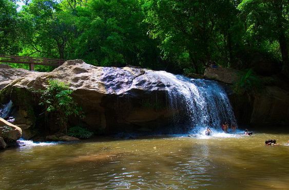 Explorando las cascadas de Mae Sa