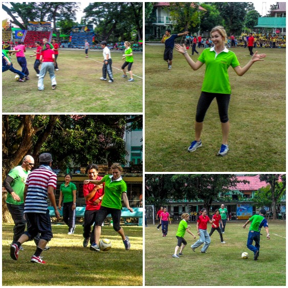 Una visión de un día deportivo en una escuela tailandesa Una visión de un día deportivo en una escuela tailandesa