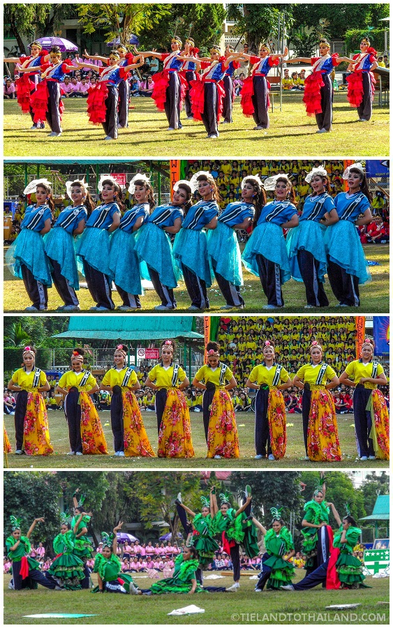 Una visión de un día deportivo en una escuela tailandesa Una visión de un día deportivo en una escuela tailandesa