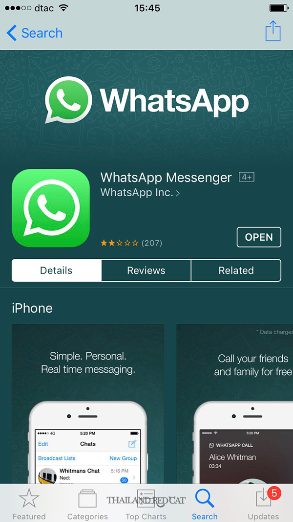 Las 3 aplicaciones de mensajería más populares en Tailandia