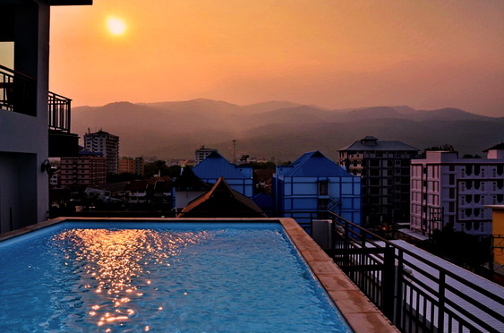 Nuestra vista de la casa de Doi Suthep