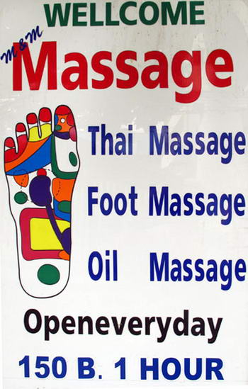 Pies de cinco dólares… ¿masaje?