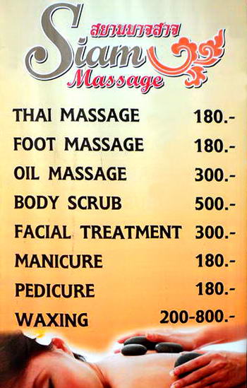 Pies de cinco dólares… ¿masaje?