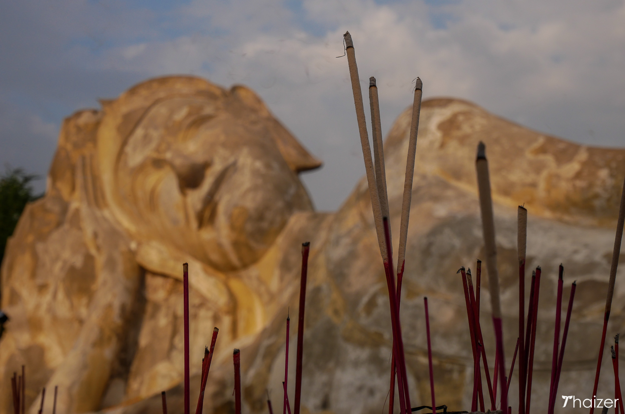 Buda reclinado, Wat Lokaya Sutha, Ayutthaya