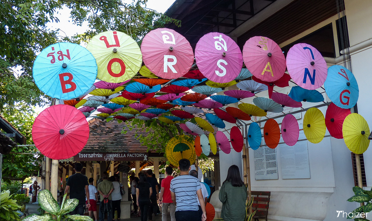 Pueblo paraguas de Bo Sang, Chiang Mai