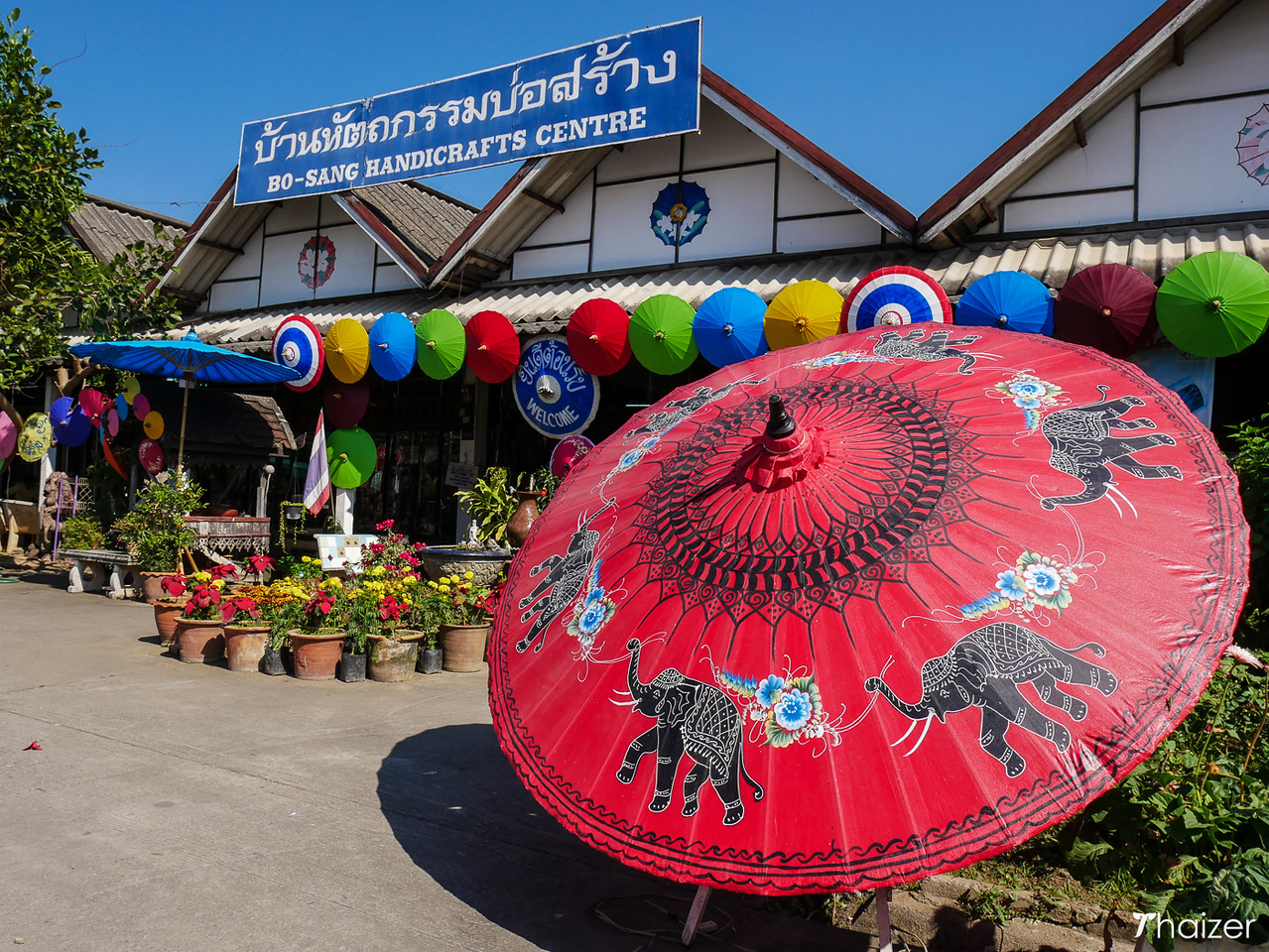 Pueblo paraguas de Bo Sang, Chiang Mai