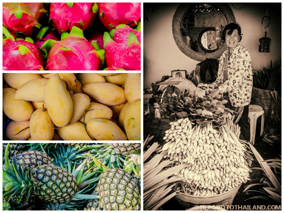 Mercado Pak Khlong Talat en Bangkok