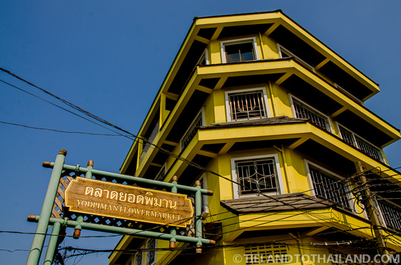 Mercado Pak Khlong Talat en Bangkok