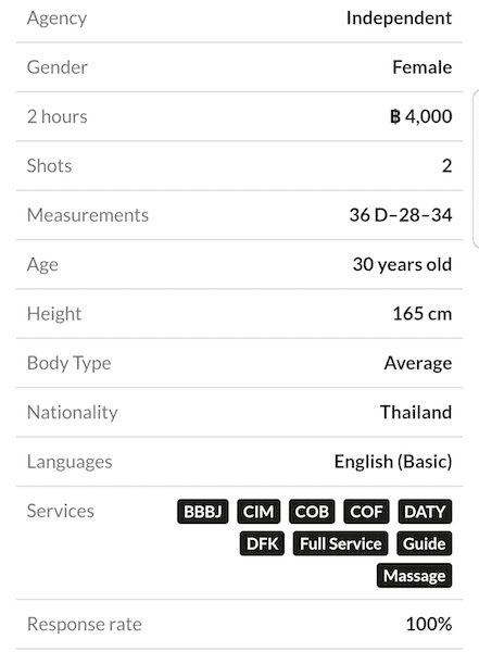 Encuentra y reserva acompañantes en línea en Bangkok con Smooci