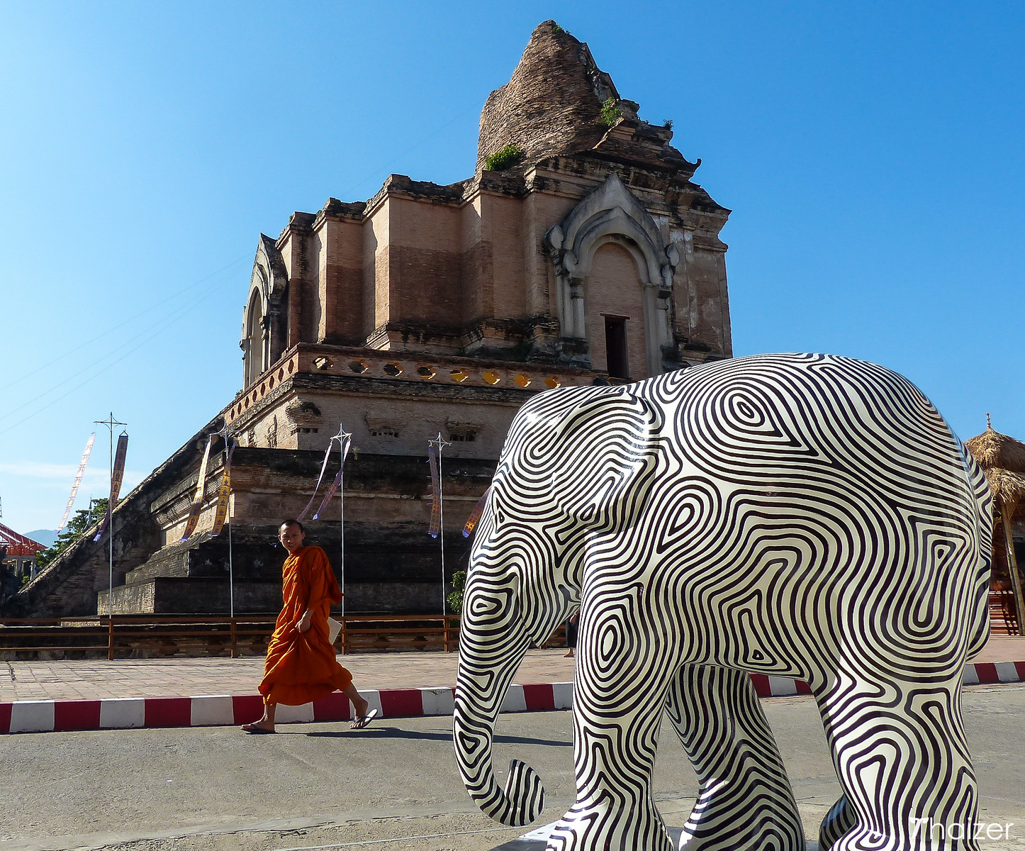 Desfile de elefantes en Chiang Mai