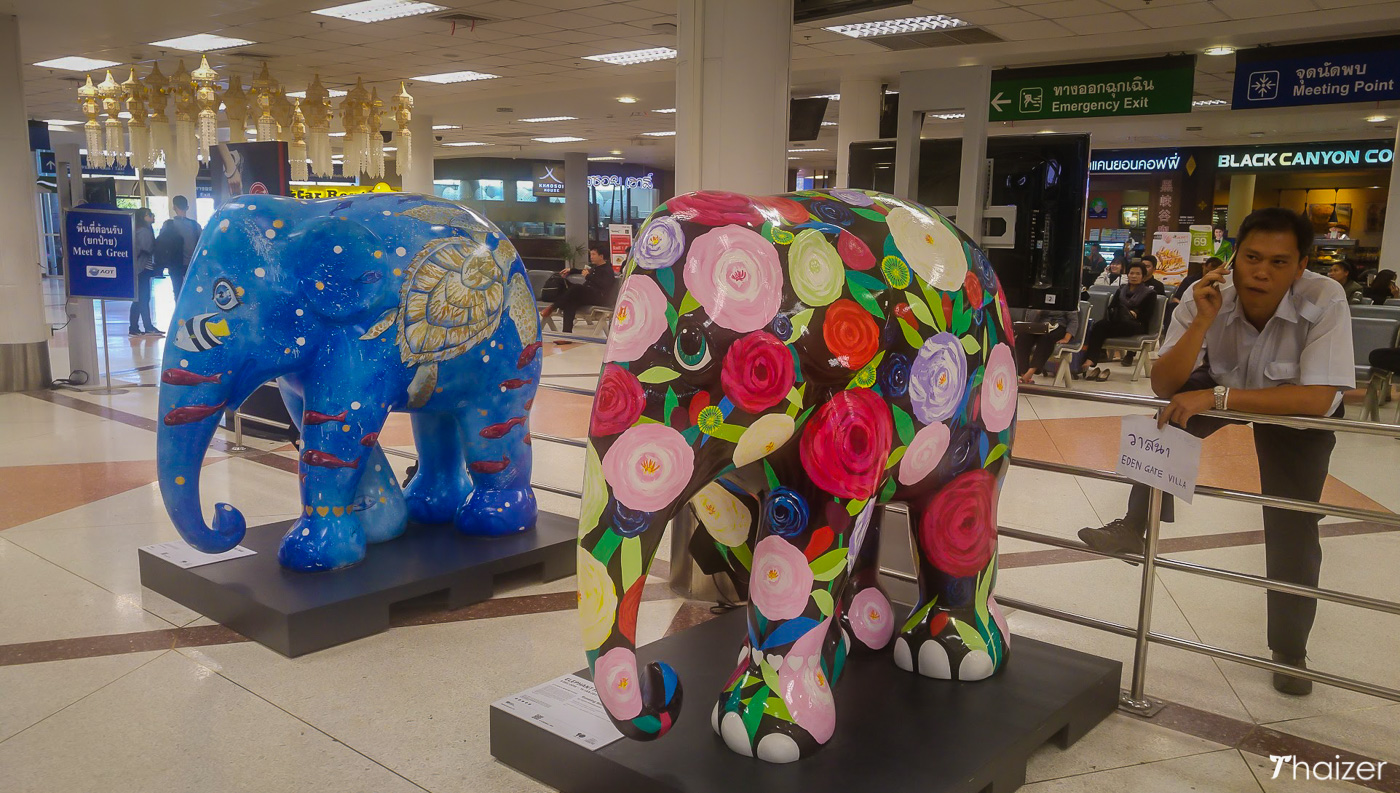 Desfile de elefantes en Chiang Mai