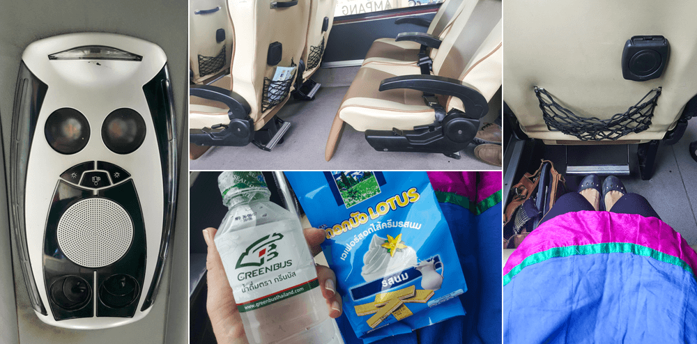 Reseña: Autobús verde clase VIP de Tailandia