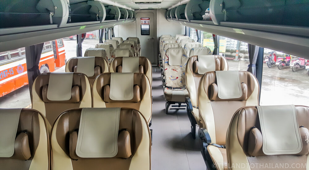Reseña: Autobús verde clase VIP de Tailandia