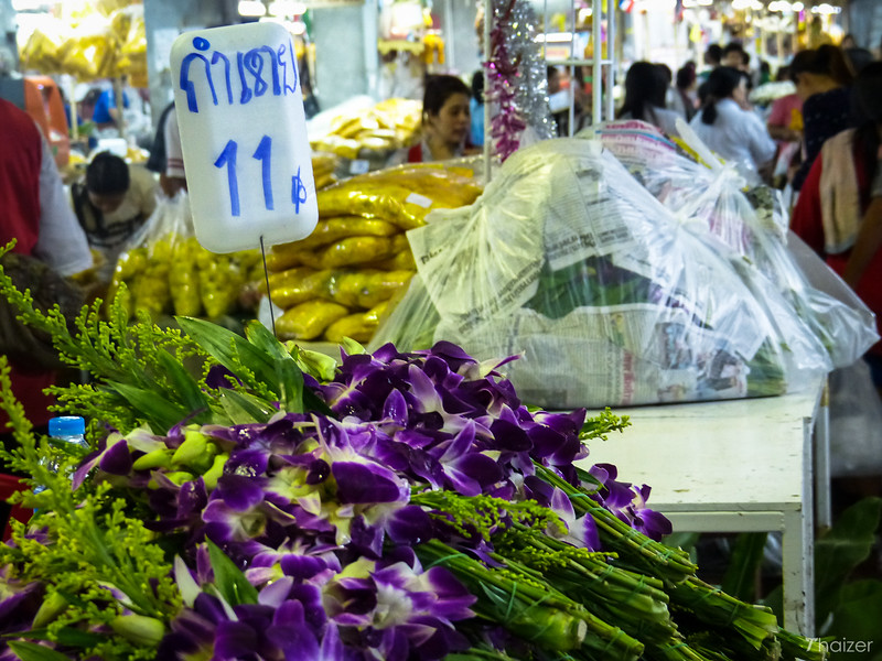 Mercado de flores y verduras Pak Klong Talad, Bangkok Mercado de flores y verduras Pak Klong Talad, Bangkok