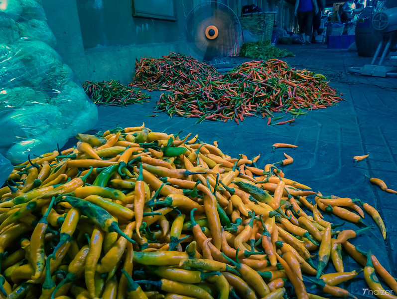 Mercado de flores y verduras Pak Klong Talad, Bangkok Mercado de flores y verduras Pak Klong Talad, Bangkok