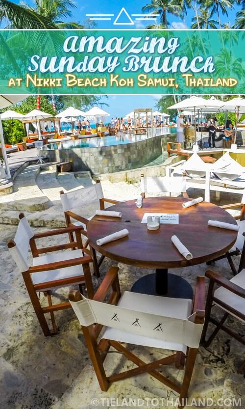 Gran brunch dominical en Nikki Beach Koh Samui