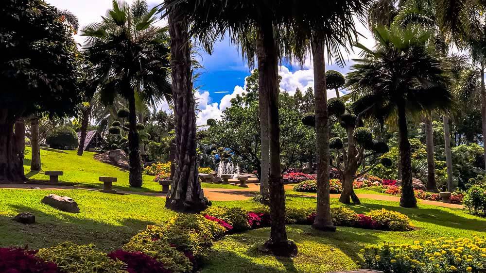 Doi Tung: jardín Mae Fah Luang y pasarela sobre las copas de los árboles