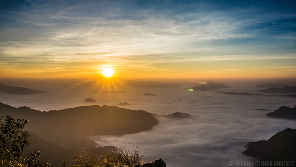Phu Chi Fah: Capturando el amanecer en un mar de niebla