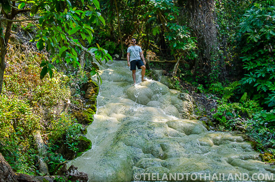 Cascadas pegajosas de Bua Tong Chiang Mai Cascadas pegajosas de Bua Tong Chiang Mai