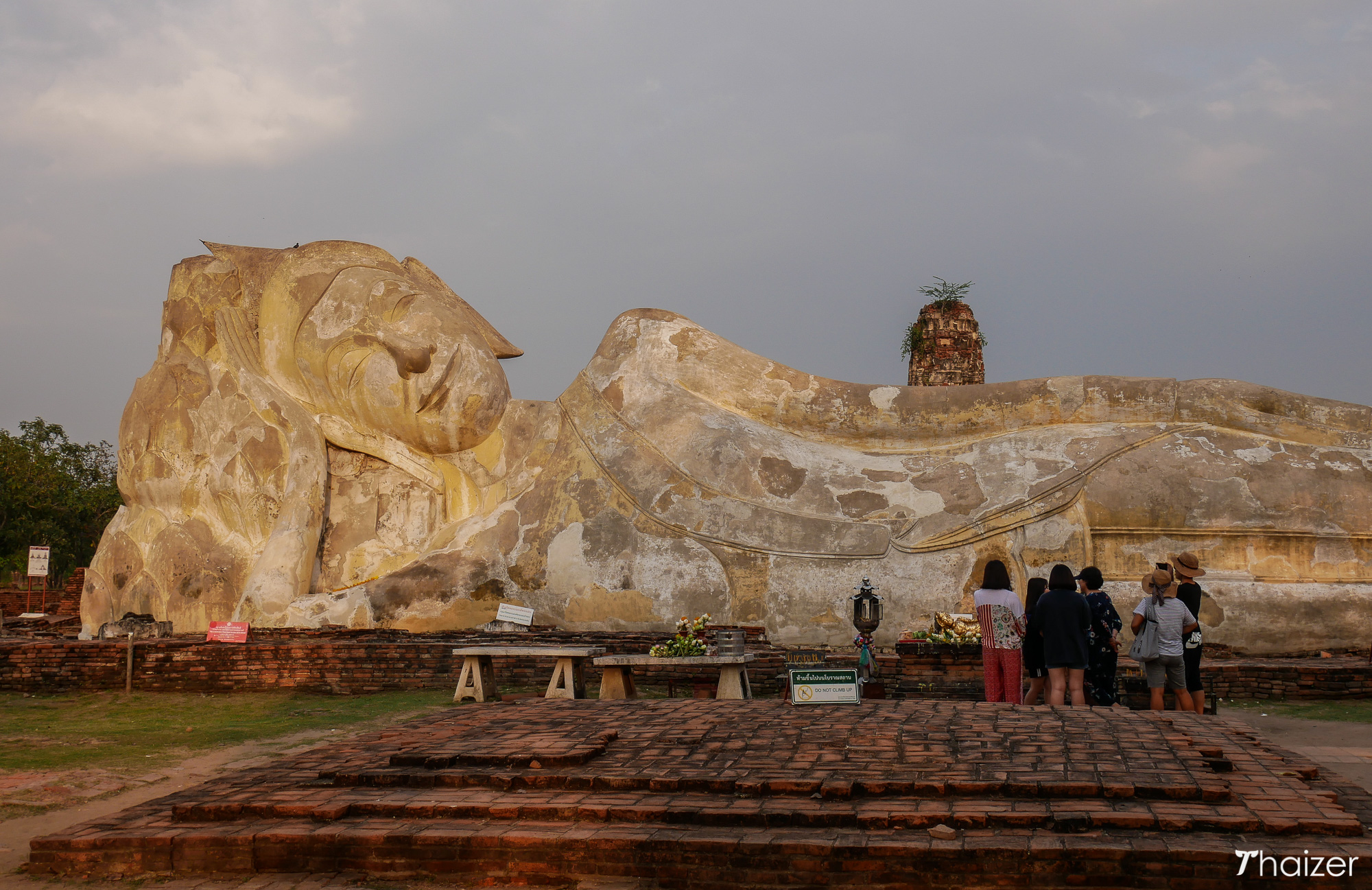 Buda reclinado, Wat Lokaya Sutha, Ayutthaya