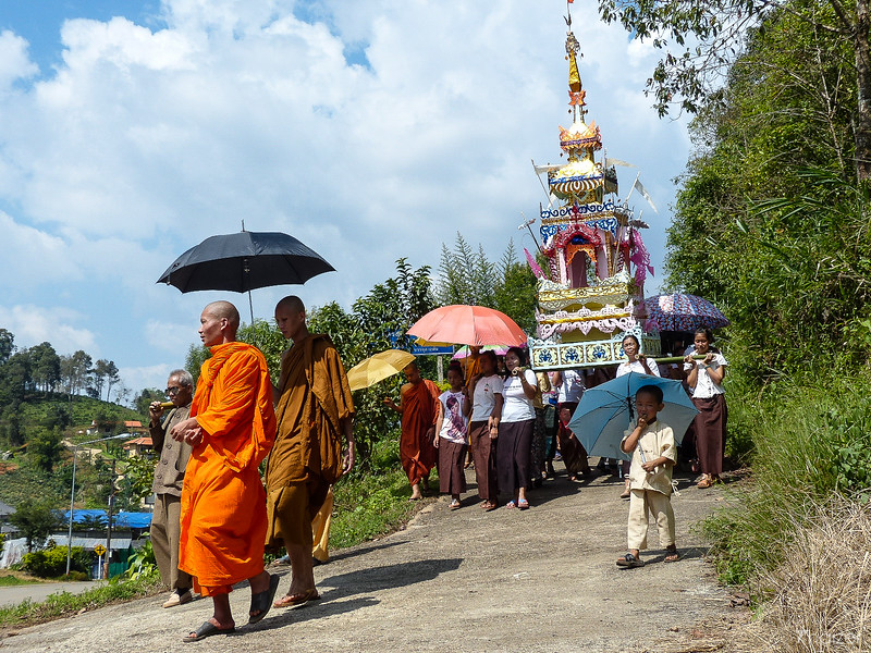 Ceremonia y festival Chong Para, Mae Hong Son