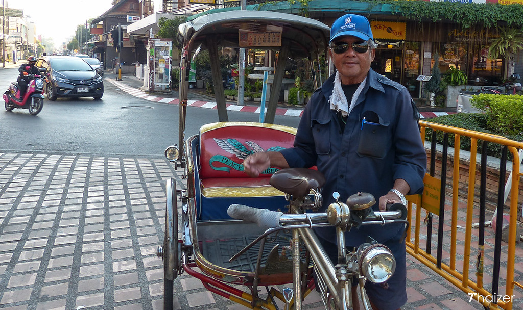 De gira con los experimentados conductores de Samlor de Chiang Mai.