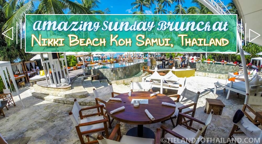 Gran brunch dominical en Nikki Beach Koh Samui