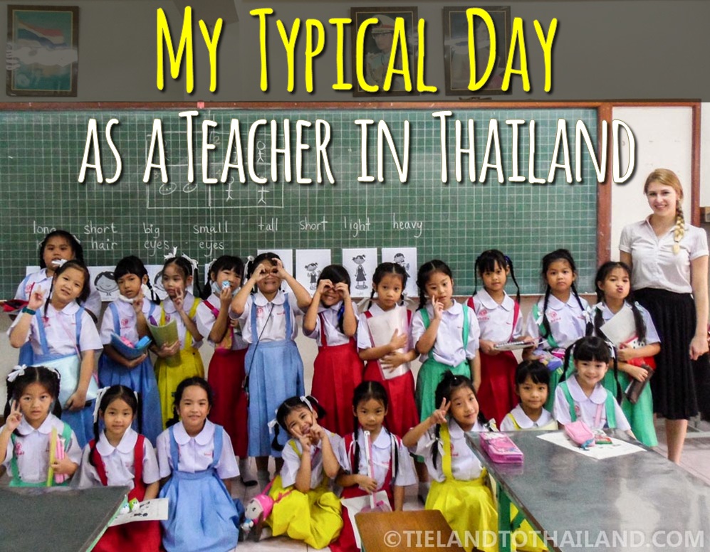 Mi día típico como profesora en Tailandia