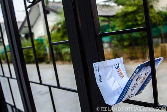 Facturas mensuales de Chiang Mai