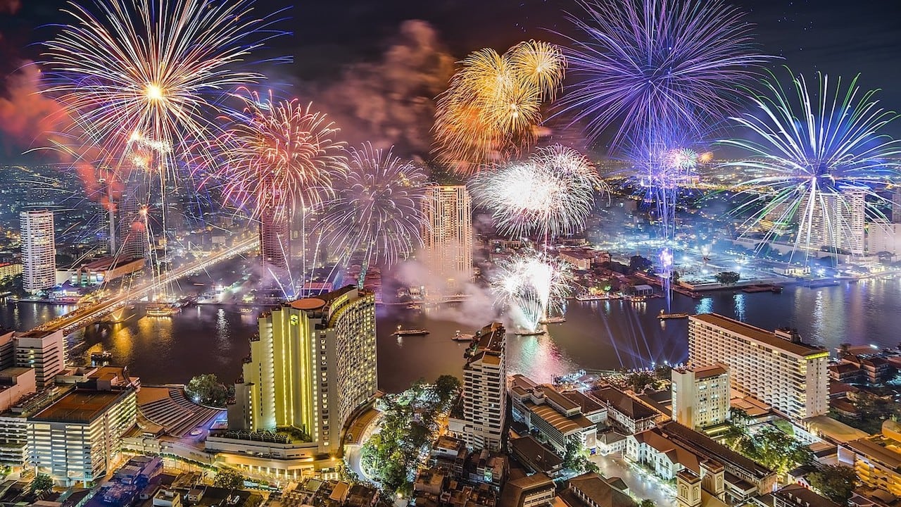 ¿Dónde puedes celebrar la víspera de Año Nuevo en Bangkok?
