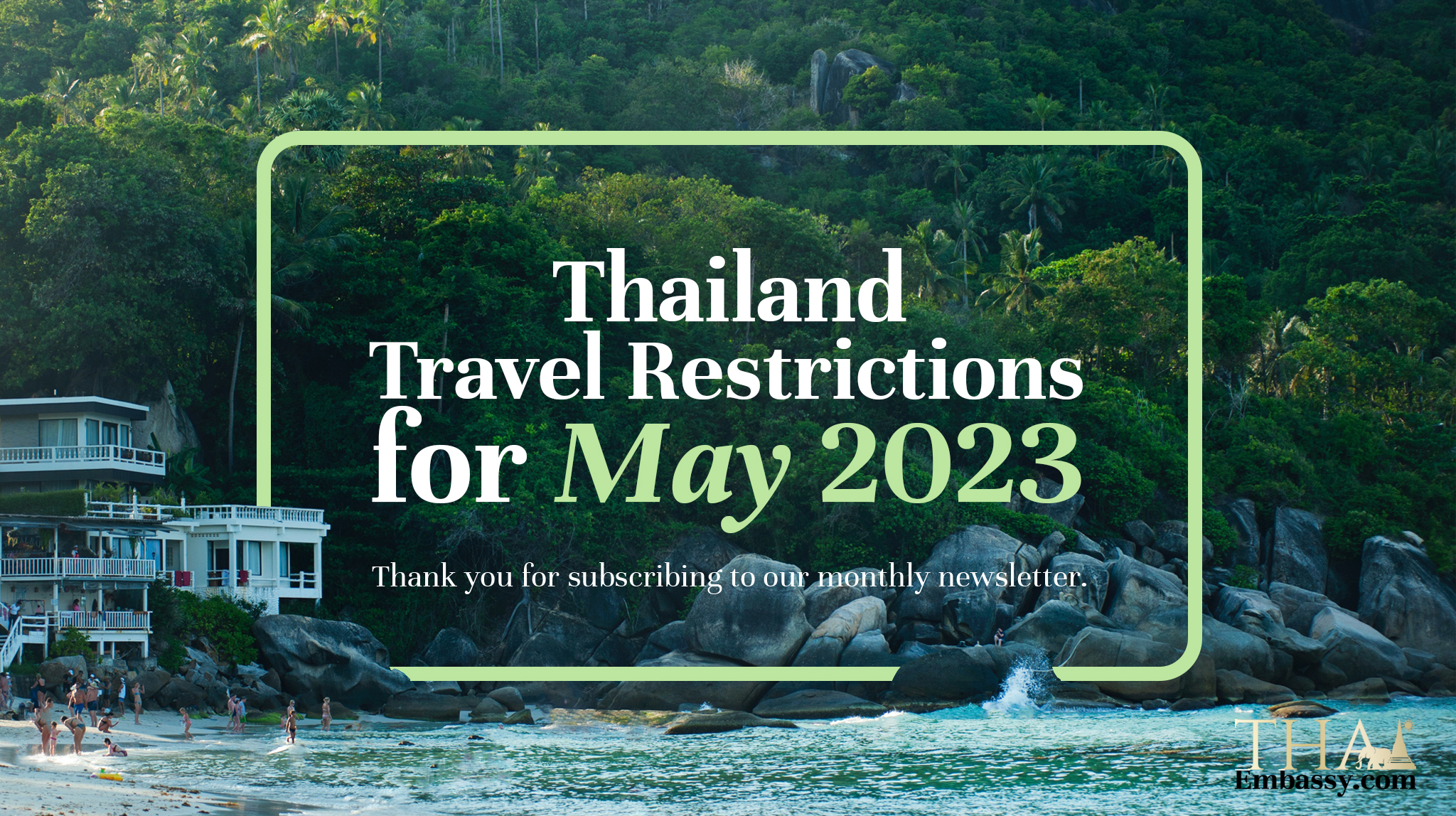 Restricciones de viaje a Tailandia para mayo de 2023
