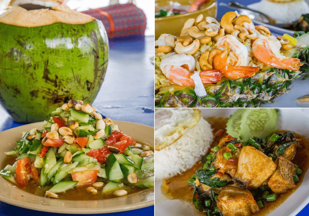 Bebiendo cocos y haciendo snorkel en la isla Koh Bon, Phuket Bebiendo cocos y haciendo snorkel en la isla Koh Bon, Phuket