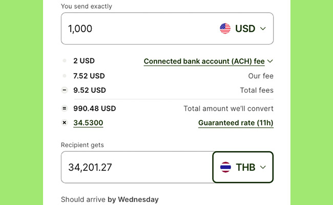 La mejor manera de enviar dinero a Tailandia: ¡Ahorre $75 por transacción! La mejor manera de enviar dinero a Tailandia: ¡Ahorre $75 por transacción!