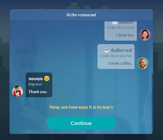 Aprende tailandés con Mondly: ​​una revisión completa
