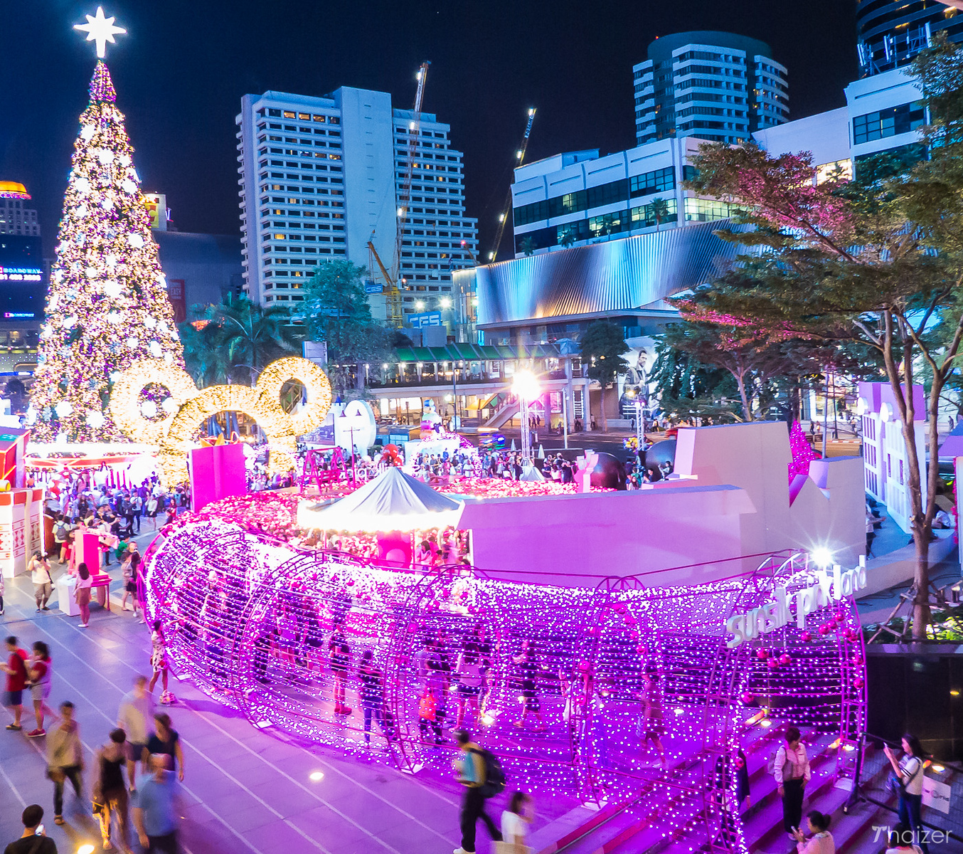 Bangkok brilla durante la temporada festiva