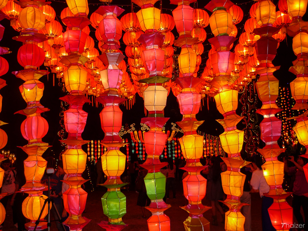 Colores de Tailandia: rojo brillante