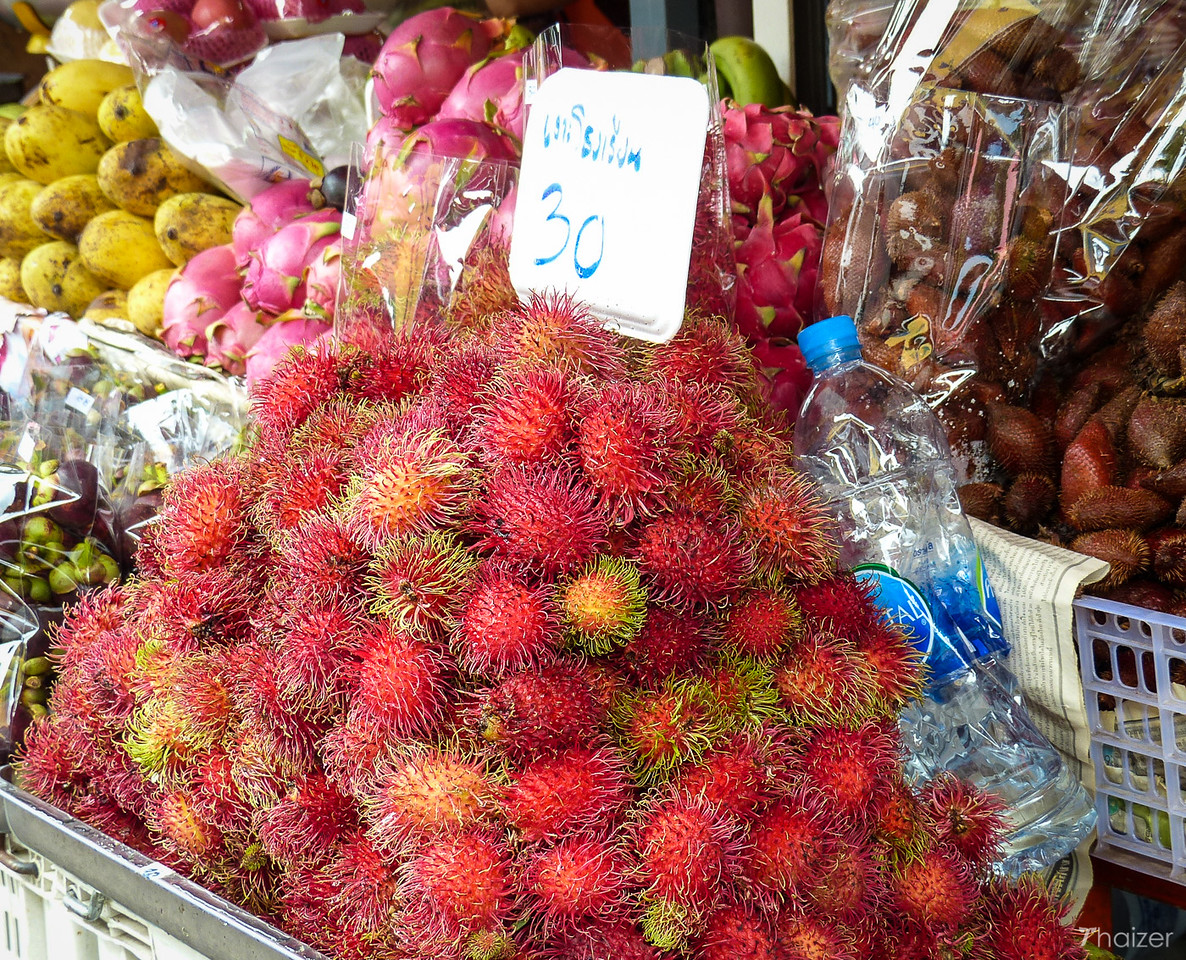 Colores de Tailandia: rojo brillante
