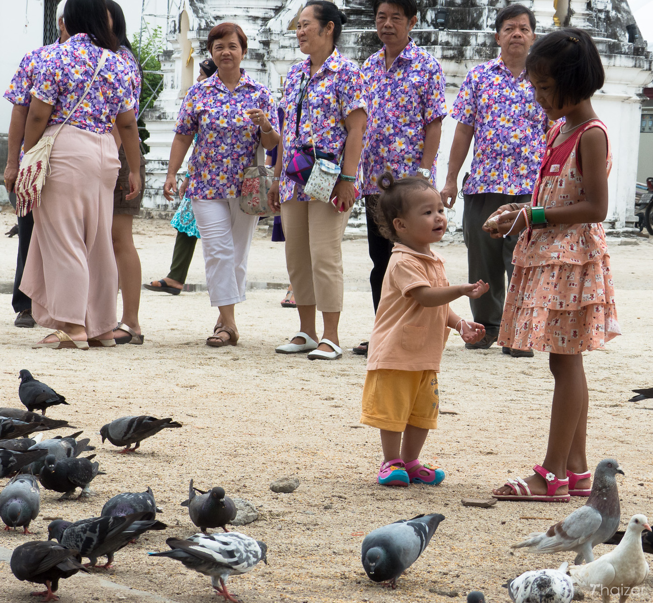 Celebrando Songkran en Nakhon Si Thammarat