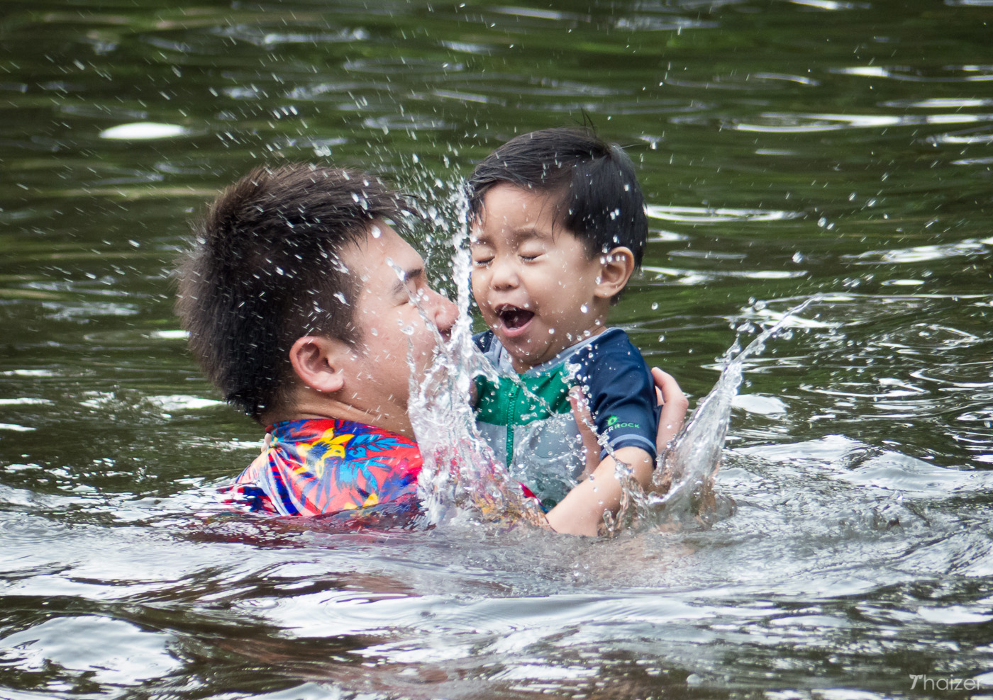 Celebrando Songkran en Nakhon Si Thammarat