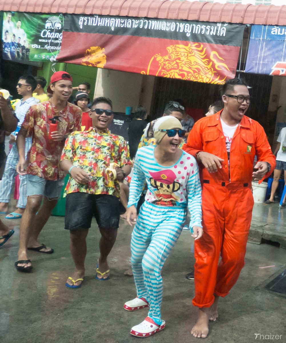 Celebrando Songkran en Nakhon Si Thammarat