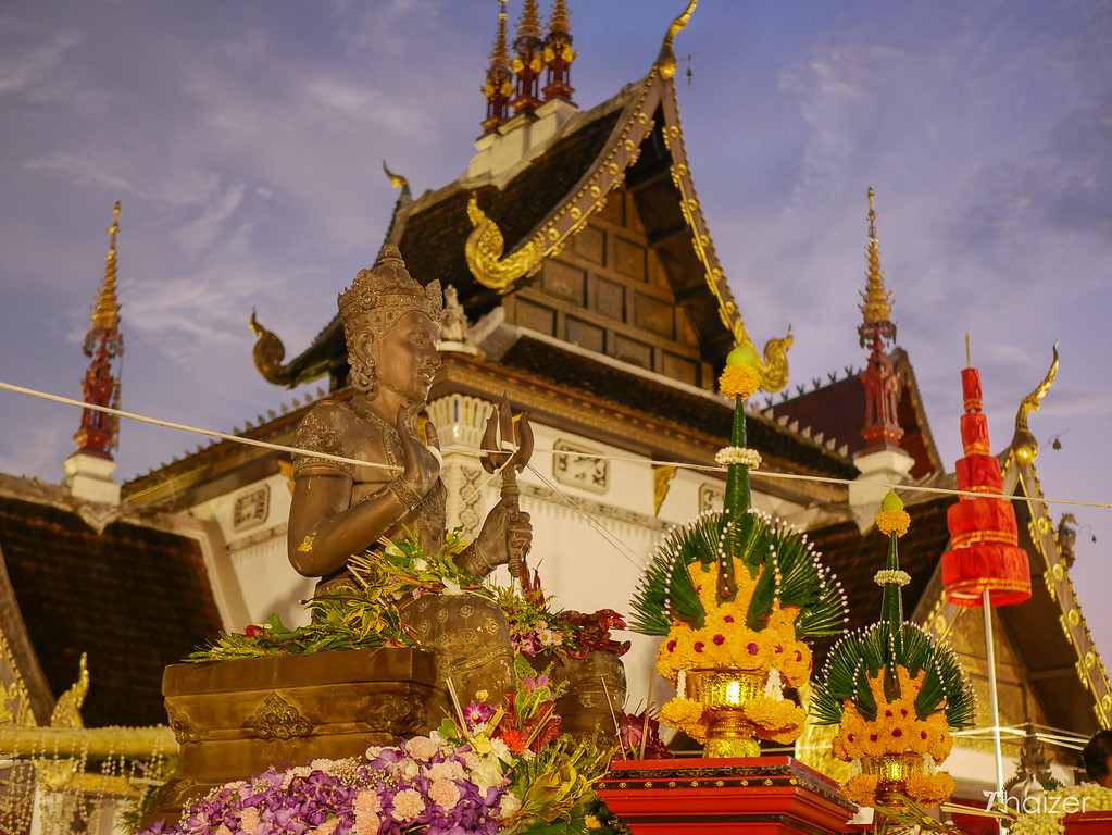 Festival Inthakin del Pilar de la ciudad de Chiang Mai