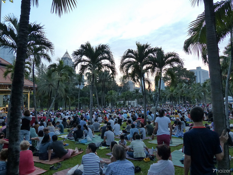 Una velada con la Orquesta Sinfónica de Bangkok en el parque Lumphini