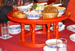 Cena Khan Toke en el Centro Cultural Old Chiang Mai