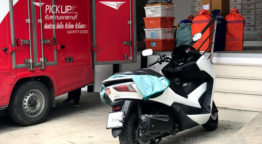 Enviar una motocicleta en Tailandia por correo