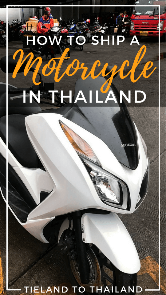 Enviar una motocicleta en Tailandia por correo
