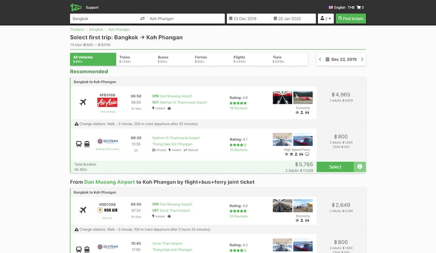 Revisión de 12Go Asia: la mejor manera de reservar sus boletos en línea