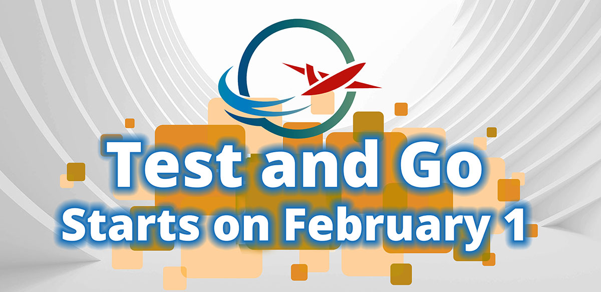 Test and Go 2022 comienza mañana 1 de febrero de 2022