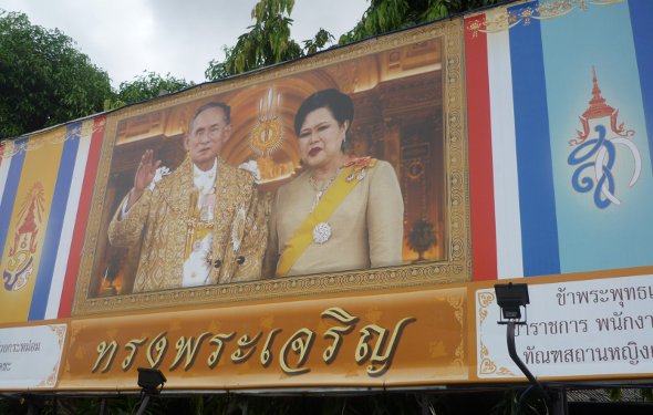 Leyes de majestad de lectura de Tailandia