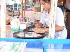 Panqueques tailandeses (roti)