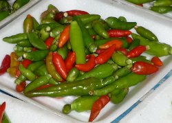 Chiles tailandeses: un ataque a las papilas gustativas
